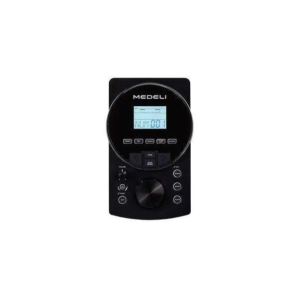 MEDELI Batteria elettronica compatta ed elegante con snare MESH da 10" a 2 zone ed espandibiltà a 2 Crash e 4 Tom.