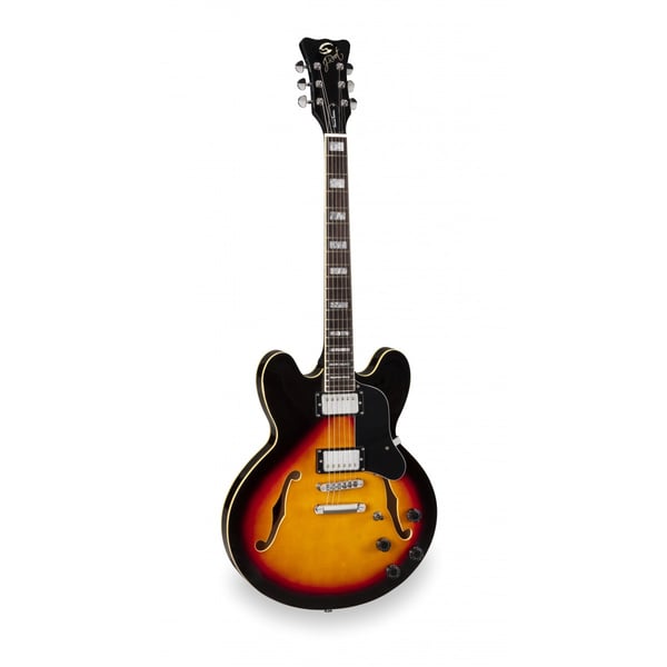 SOUNDSATION Chitarra semiacustica double cutaway con Humbucker. Modello J-ROOT H BSB