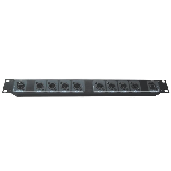 EXTREME PSS-006 STAGEBOX EXTENDER AUDIO - DMX UNA UNITA' RACK SU 2 x RJ45 CON 8 CONNETTORI XLR MASCHIO