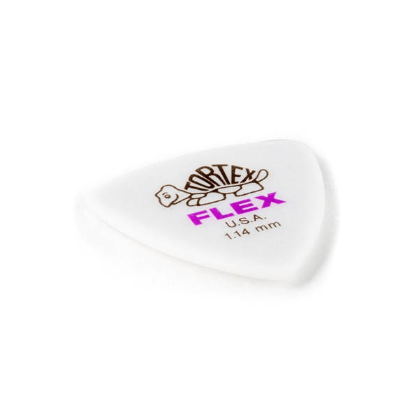 Dunlop 456R1.14 Tortex Flex Triangle 1.14 mm Bag/72