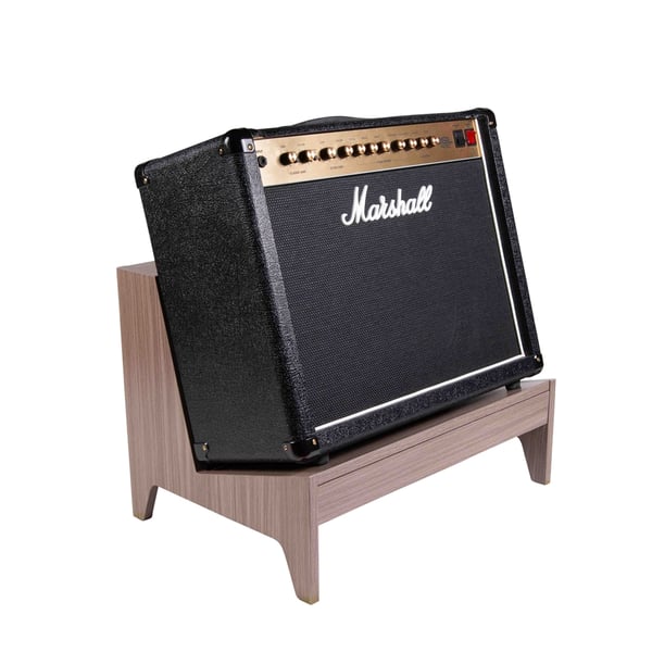 Gator Frameworks GFW-ELITEGTRAMPLG-GRY Stand per amplificatore combo Large in finitura Driftwood Grey<br>