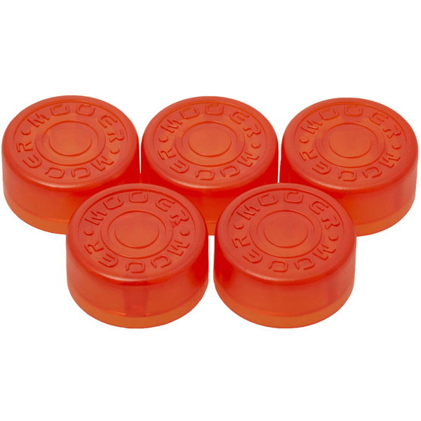 MOOER ORANGE FOOTSWITCH TOPPER,5 PCS PER BAG