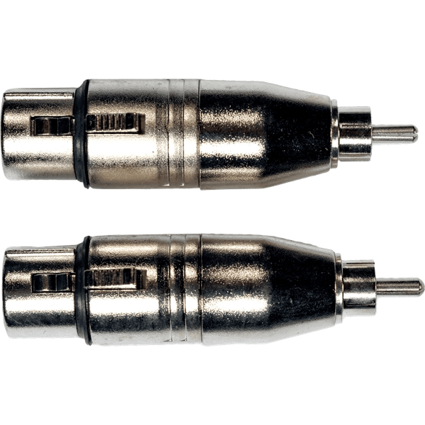 Yellow Cable AD18 Adattatore RCA Maschio/XLR Femmina 2 Pcs