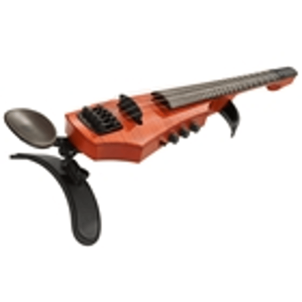 NS Design CR5 Fretted Electric Violin 5 Amber Stain