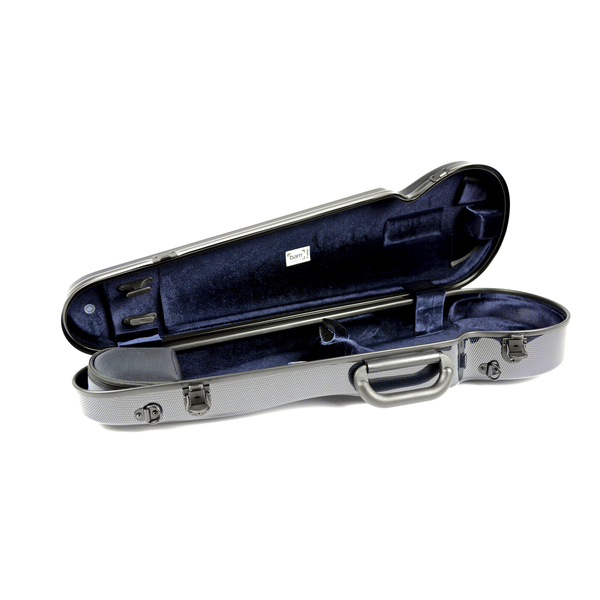BAM ITALIA 2002XLC CUSTODIA HIGHTECH CONTOURED PER VIOLINO - BLACK CARBON