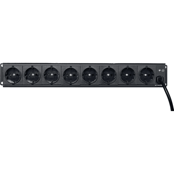 Algam Lighting DISPATCH-8 Multipresa 8 Posti da Rack Interruttori Individuali