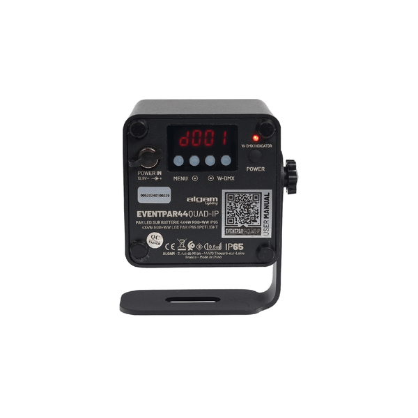 Algam Lighting EVENTPAR 44-QUAD-IP Par LED 4x4W IP65 a Batteria