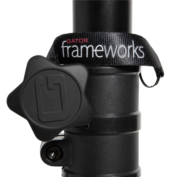 Gator Frameworks GFW-LIGHT-LS2000 Supporto per luci stile albero con base a quattro gambe<br>