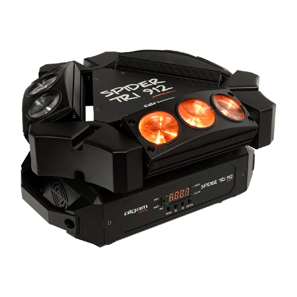 Algam Lighting SPIDER-TRI-912 Mini Barre Motorizzate Beam 9x12W