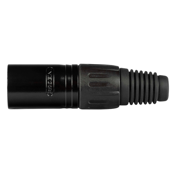 PROEL STAGE Spina volante XLR 3 poli, manicotto nichelato nero.