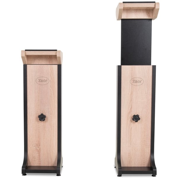 ZAOR MIZA STAND MKIII BLACK OAK COPPIA DI SUPPORTI DA TERRA PER MONITOR DA STUDIO