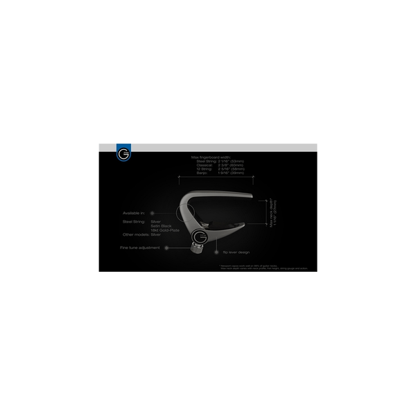 G7TH Newport Classical Silver Capo