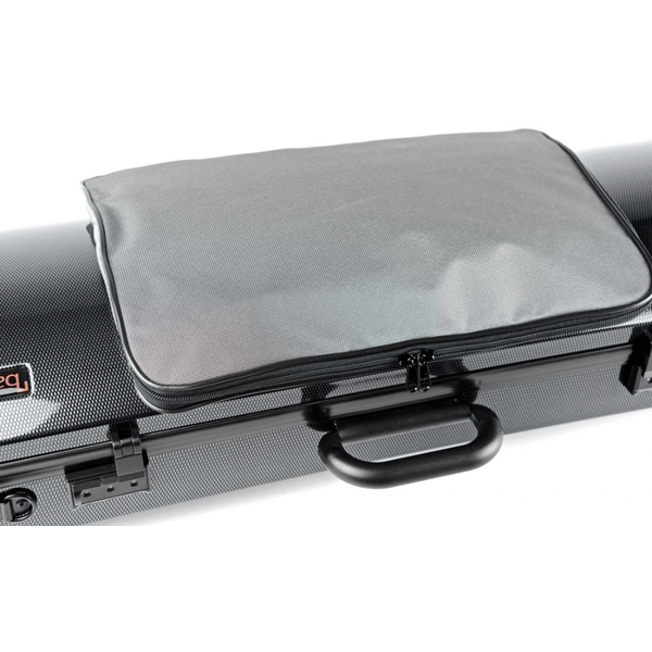 BAM ITALIA 5202XLC CUSTODIA HIGHTECH OBLONG COMPACT SIZE PER VIOLA POCKET - BLACK CARBON