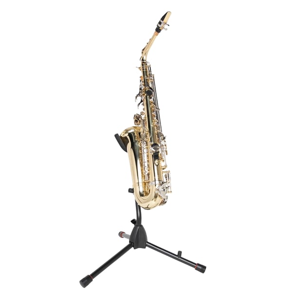 Gator Frameworks GFW-BNO-SAXFLU Supporto a treppiede per sax alto/tenore con attacco per clarinetto o flauto<br>