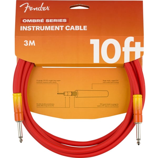 FENDER Cavo Ombré 10' 3m, Tequila Sunrise