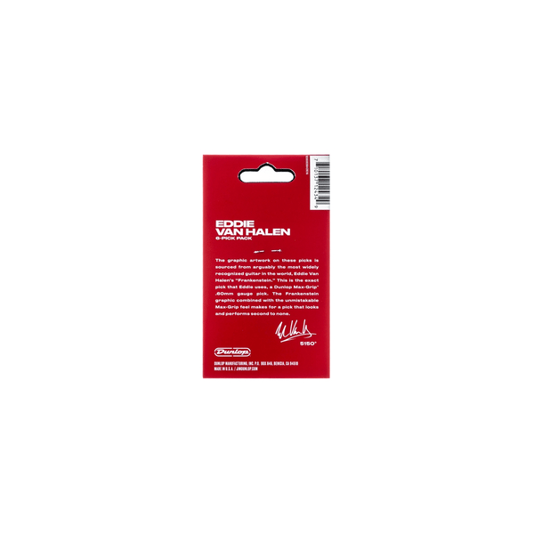 Dunlop EVHP02 EVH Frankenstein Max Grip 0.60 mm Pack/6