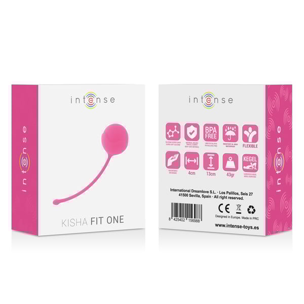 INTENSE KISHA PASSEN AUF EINEN SILIKON-KEGEL-HEISSEN ROSA