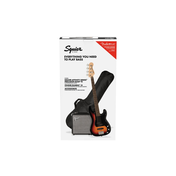 SQUIER Guitar pack Affinity Stratocaster® HSS Lake Placid Blue. Modello 0372980600