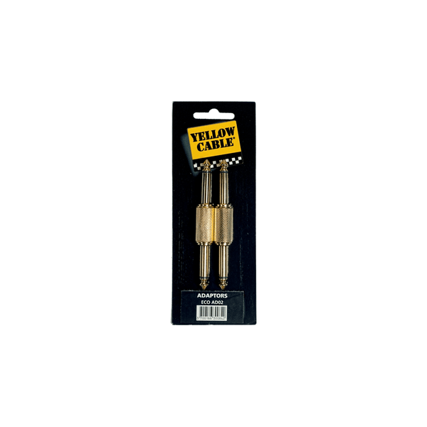 Yellow Cable AD02 Adattatore Jack/Jack Mono Maschio 2 Pcs
