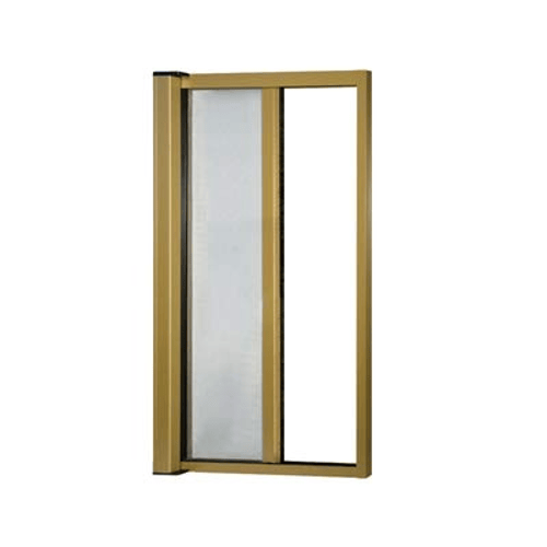 Zanzariera a rullo in kit riducibile universale per porta finestra orizzontale Bronzo 160x250