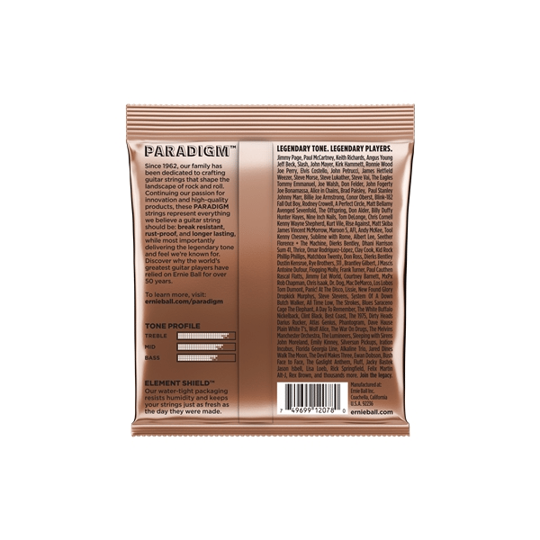 Ernie Ball 2078 Paradigm Phosphor Bronze Light 11-52