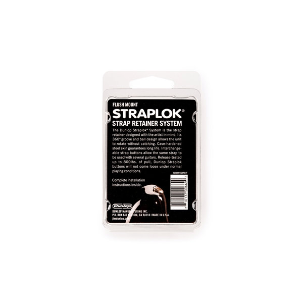 Dunlop SLS1401N Straplok Flush Mount Strap Retainer System, Nickel