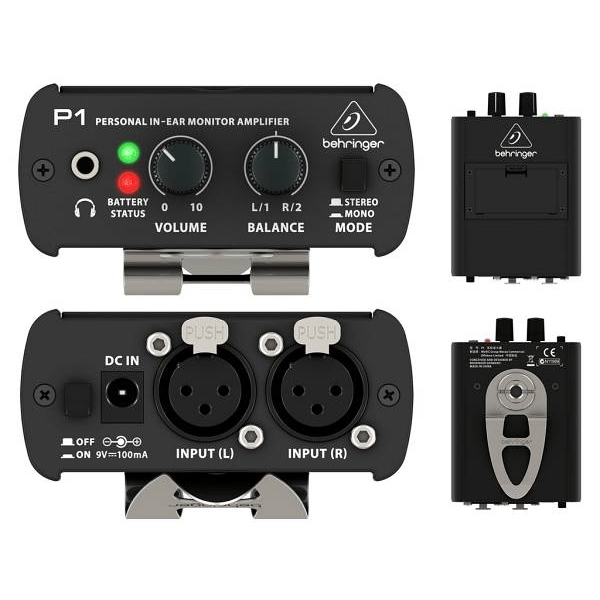 SUONOSTORE.COM BEHRINGER P1 POWERPLAY AMPLIFICATORE MONO/STEREO CUFFIE 2 XLR IN ( P-1 ) EX-DEMO