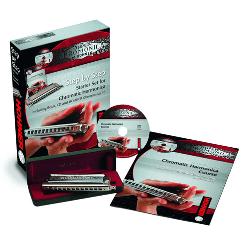 HOHNER STEP BY STEP / CHROMONICA STARTER PACKAGE ENGLISH