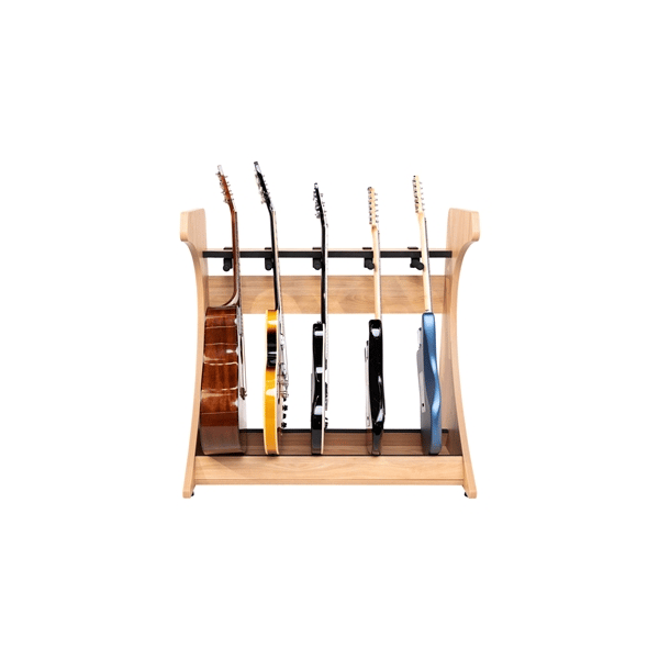 Gator Frameworks GFW-ELITEGTR5RK-MPL Rack per chitarre 5-7 posti in finitura Natural Maple Matte<br>