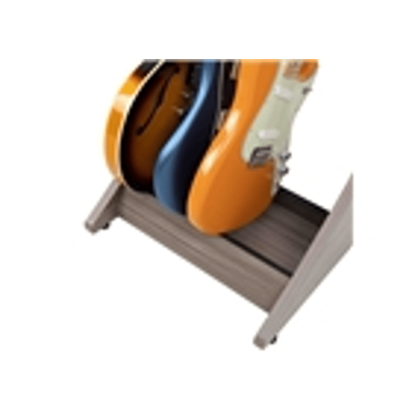 Gator Frameworks GFW-ELITEGTR3RK-GRY Rack per chitarre 3-4 posti in finitura grigio driftwood<br>