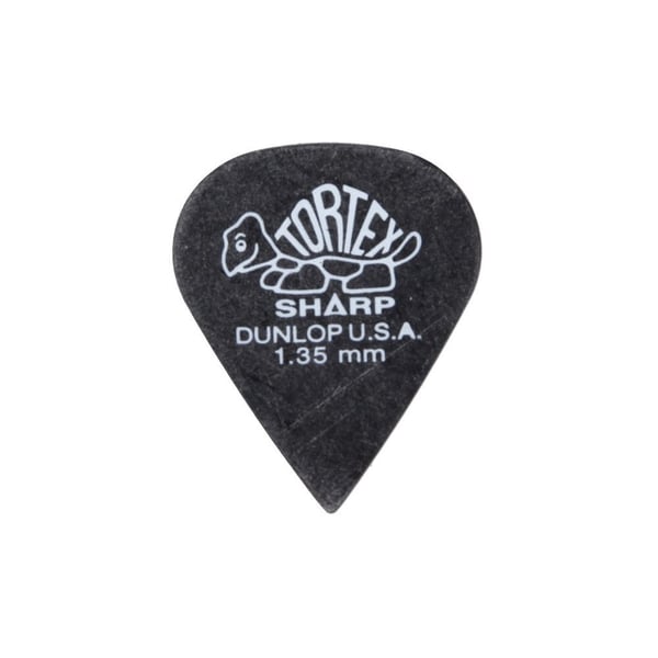 Dunlop 412R1.35 Tortex Sharp Black