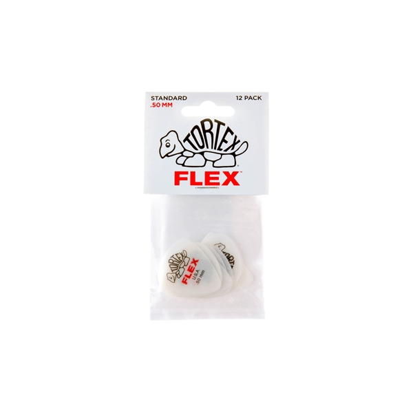 Dunlop 428P.50 Tortex Flex Standard .50 mm Pack/12
