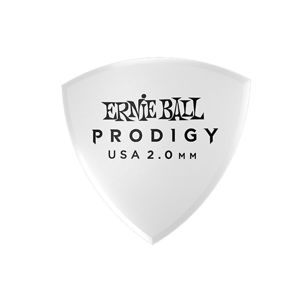 Ernie Ball 9338 Plettri Prodigy Large White 2,0 mm Busta 6