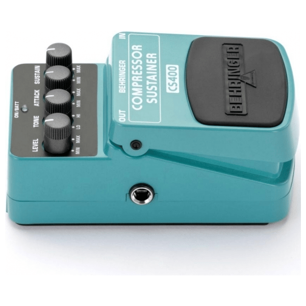 BEHRINGER CS400 COMPRESSOR SUSTAINER EFFETTO COMPRESSORE A PEDALE PER CHITARRA E BASSO