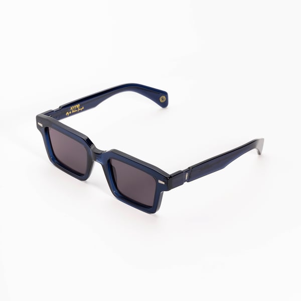 Kyme Edge Blue - Handmade Bold Italian Sunglasses