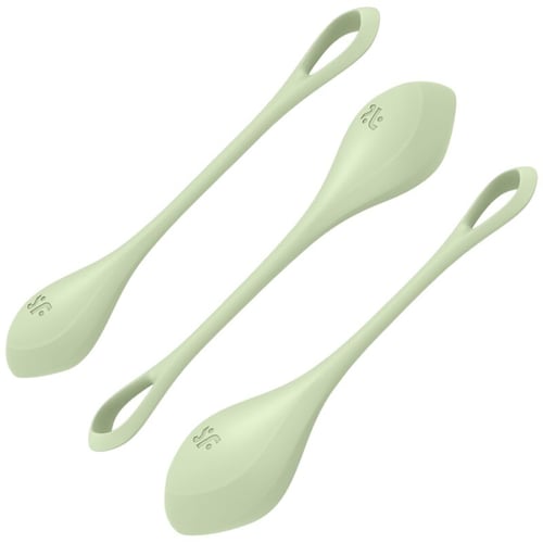 SATISFYER BALLS SATISFYER - SET DA ALLENAMENTO YONI POWER 2 VERDE