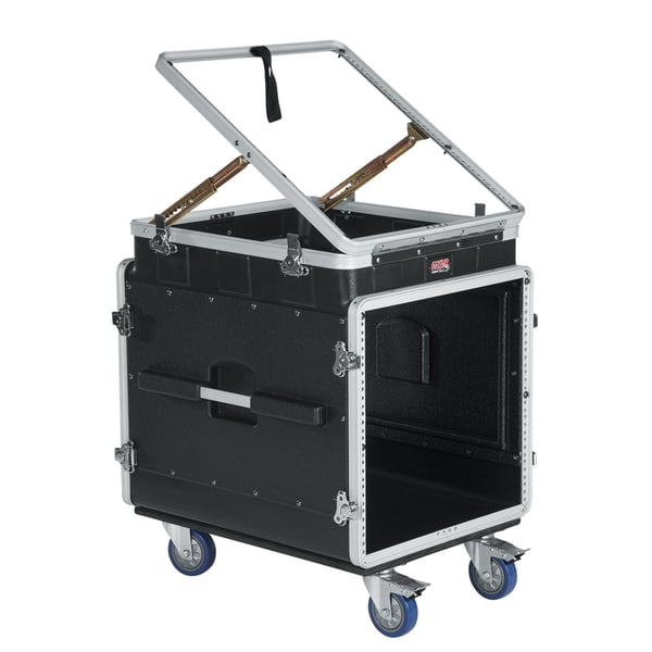 Gator Cases GRC-12X10 PU Rack audio 12U top, 10U laterale