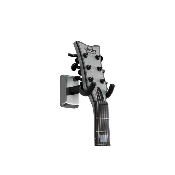 Gator Frameworks GFW-GTR-HNGRSCH Supporto a muro per chitarra con piastra in cromo satinato