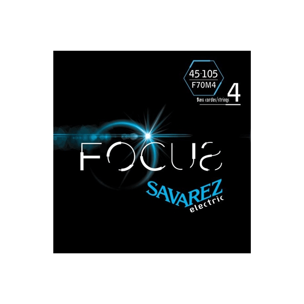 Savarez F70M4 Corde Focus per Basso Elettrico 45-105, Set/4
