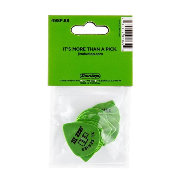 Dunlop 498P.88 TORTEX JAZZ III XL, .88MM
