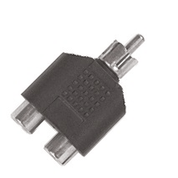 PROEL STAGE Adattatore in ABS n. 2 prese RCA -&gt; spina RCA.