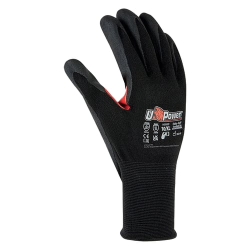 GUANTI NITRILE/NYLON 'FLINT' Tg. 9