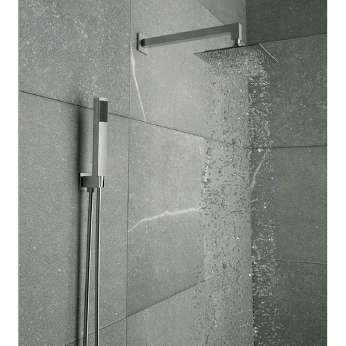 Set doccia a muro (soffione+doccetta) quadrato High Pro - Gedy