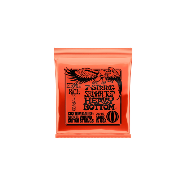 Ernie Ball 2615 Nickel Wound Skinny Top Heavy Bottom 7 Slinky 10-62