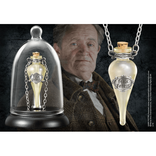 Harry Potter pendentif Felix Felicis avec présentoir