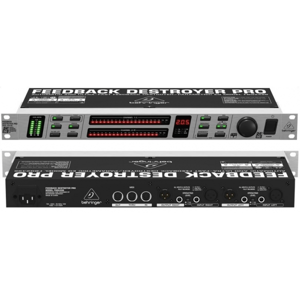 BEHRINGER FBQ2496 FEEDBACK DESTROYER PRO SOPPRESSORE EQUALIZZATORE PARAMETRICO