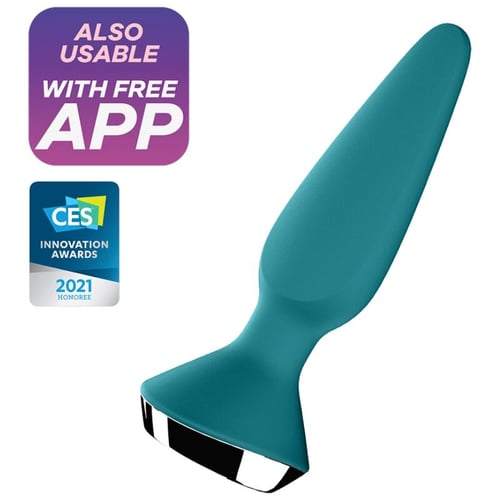 SATISFYER CONNECT SATISFYER - PLUG ILICIOUS 1 PLUG VIBRATORE VERDE