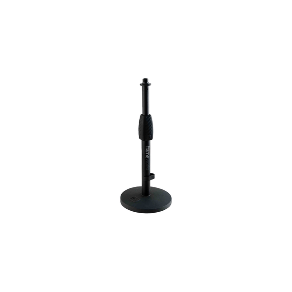 Gator Frameworks GFW-MIC-0601 Supporto da tavolo per microfono con base tonda da 15 cm e altezza regolabile 25-38 cm<br>