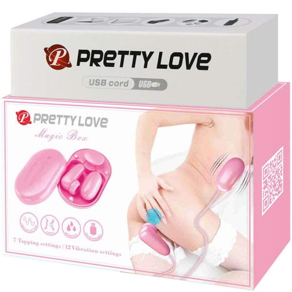 PRETTY LOVE - MAGIC BOX BALLE VIBRANTE &amp; STIMULATEUR ROSE