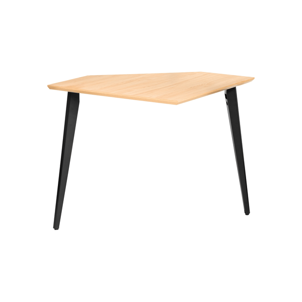 Gator Frameworks GFW-ELITEDESKCRNR-MPL Angolo scrivania workstation Elite in acero naturale opaco per studi e creator<br>